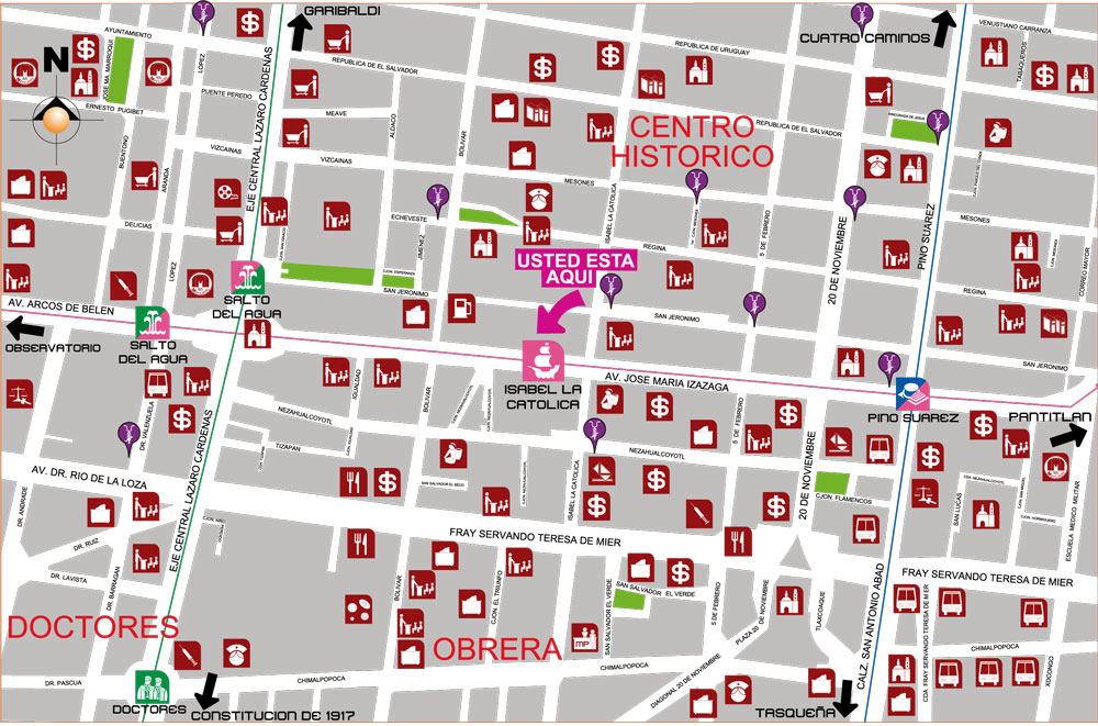 mapa de barrio isabel-la-catolica