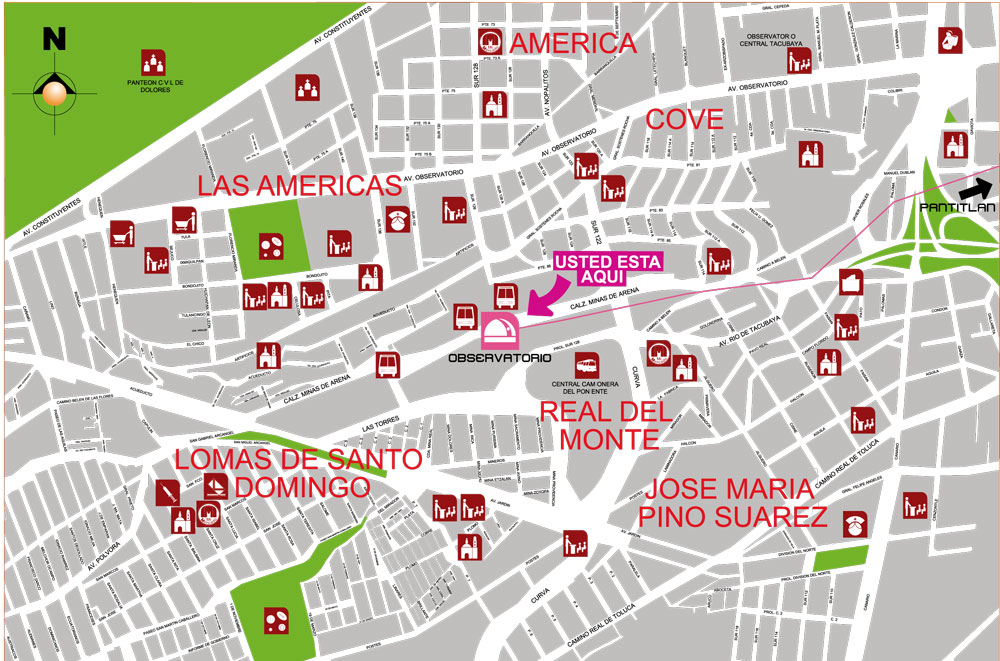 mapa de barrio observatorio