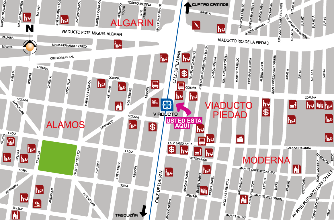 mapa de barrio viaducto