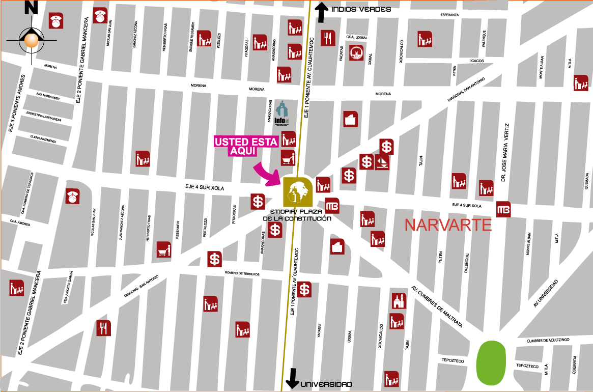 mapa de barrio etiopia