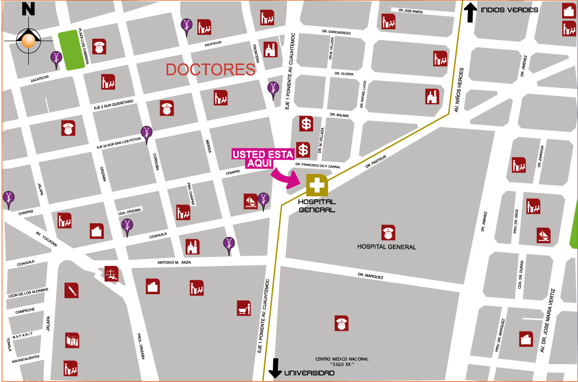 mapa de barrio hospitalgeneral
