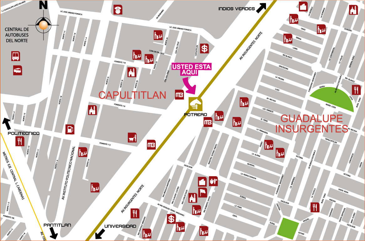 mapa de barrio potrero