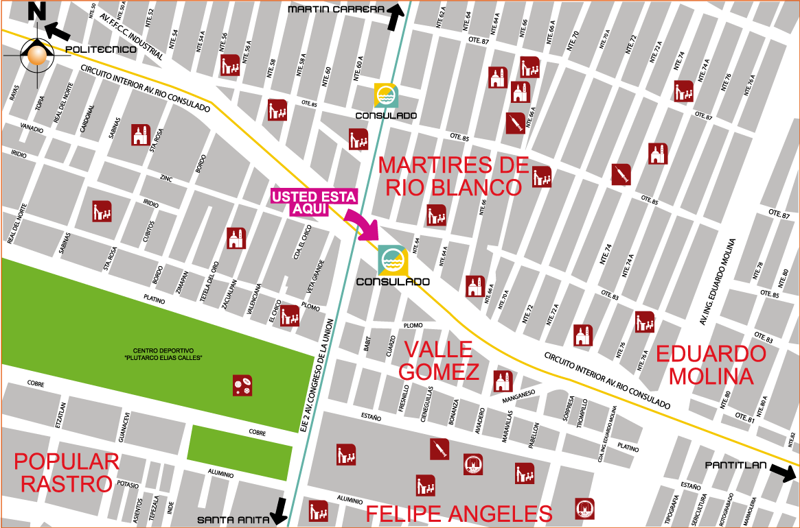 mapa de barrio consulado