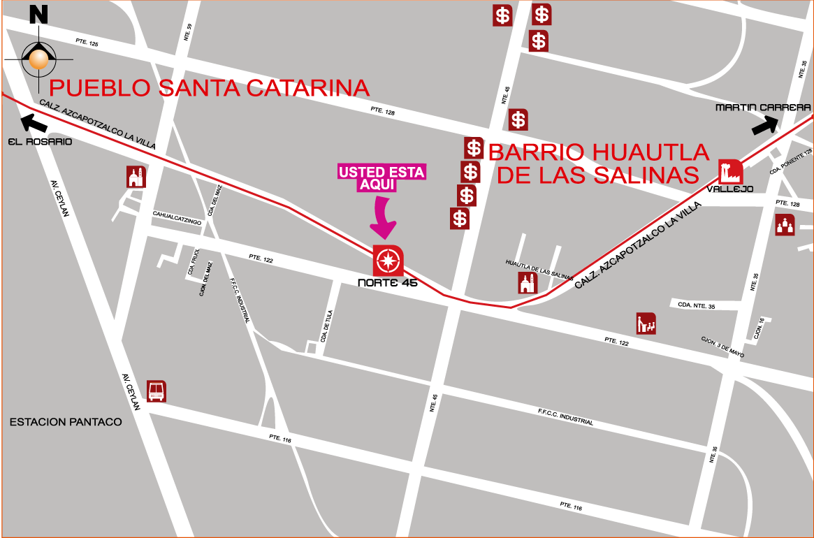mapa de barrio norte45