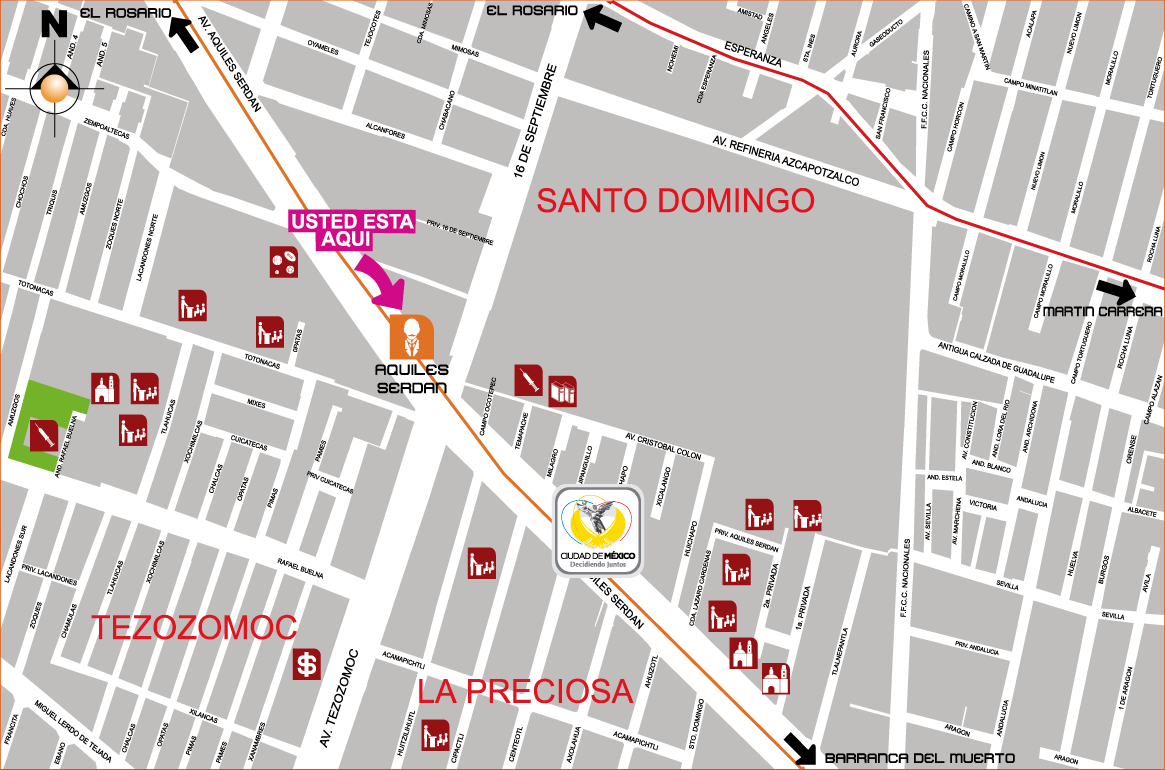 mapa de barrio aquiles-serdan