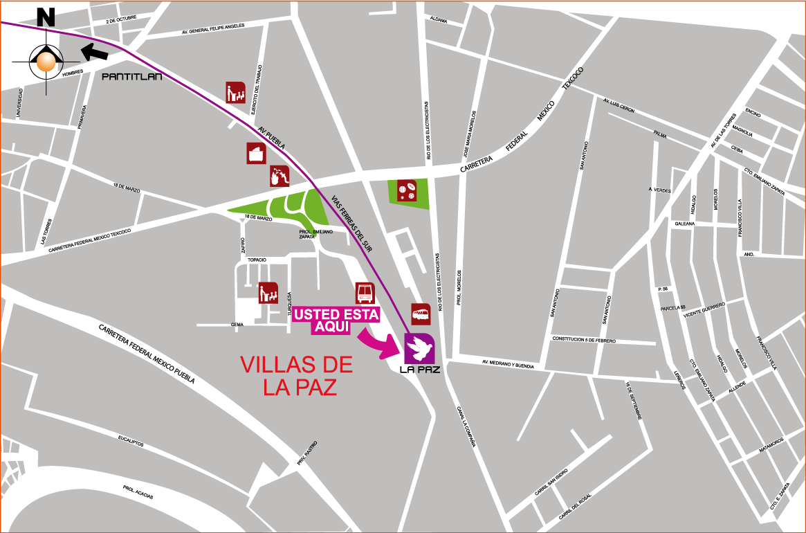 mapa de barrio la-paz