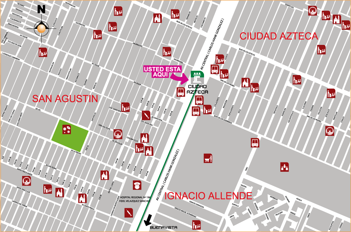 mapa de barrio ciudad_azteca