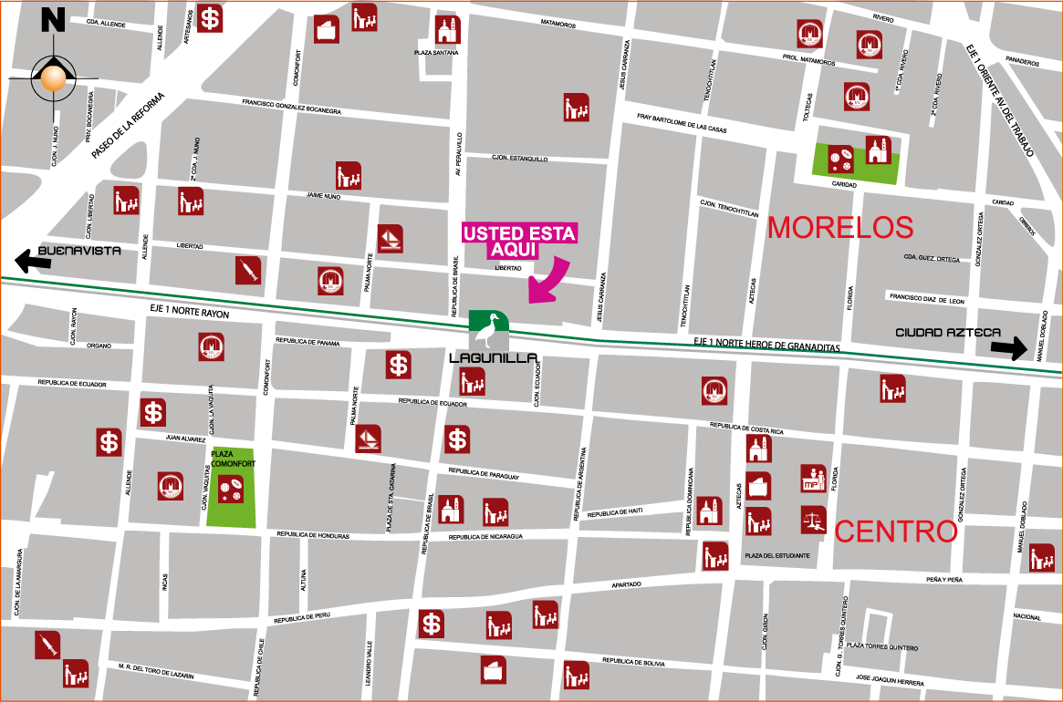 mapa de barrio lagunilla