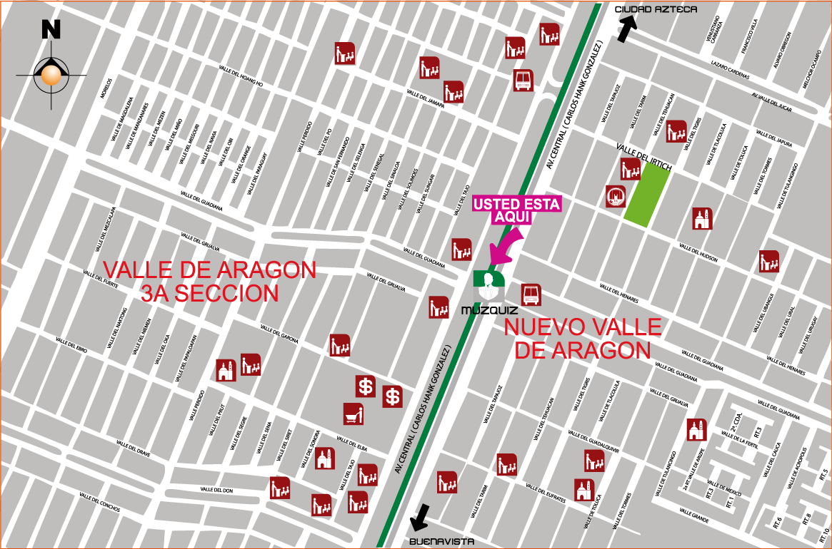 mapa de barrio muzquiz